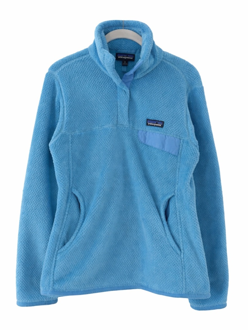 Patagonia Re-Tool Snap-T Ultramarine Electron Blue XDye Polartec Fleece Pullover